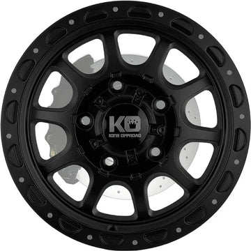 King Offroad Wheel Razor Satin Black Aftermarket Accessory
